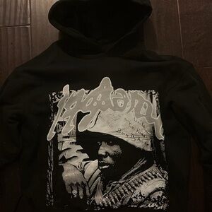 Bold Black Graphic Hoodie